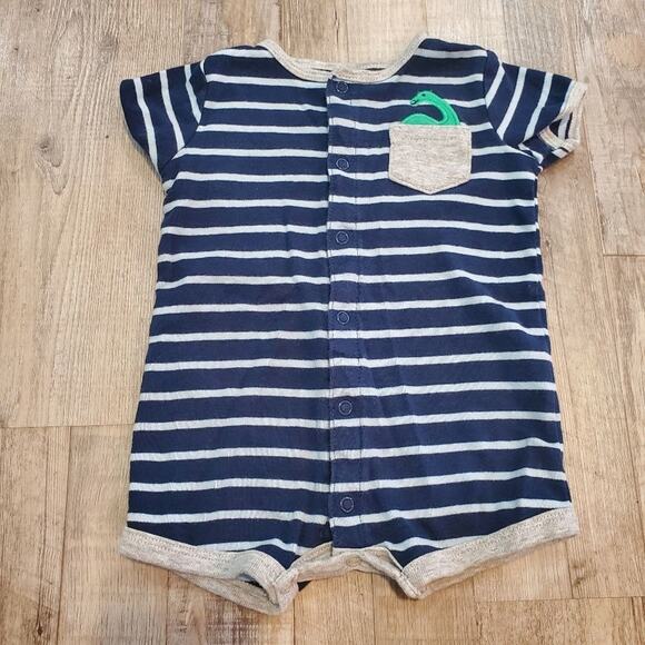 Carters 6 month striped one piece - Picture 1 of 6
